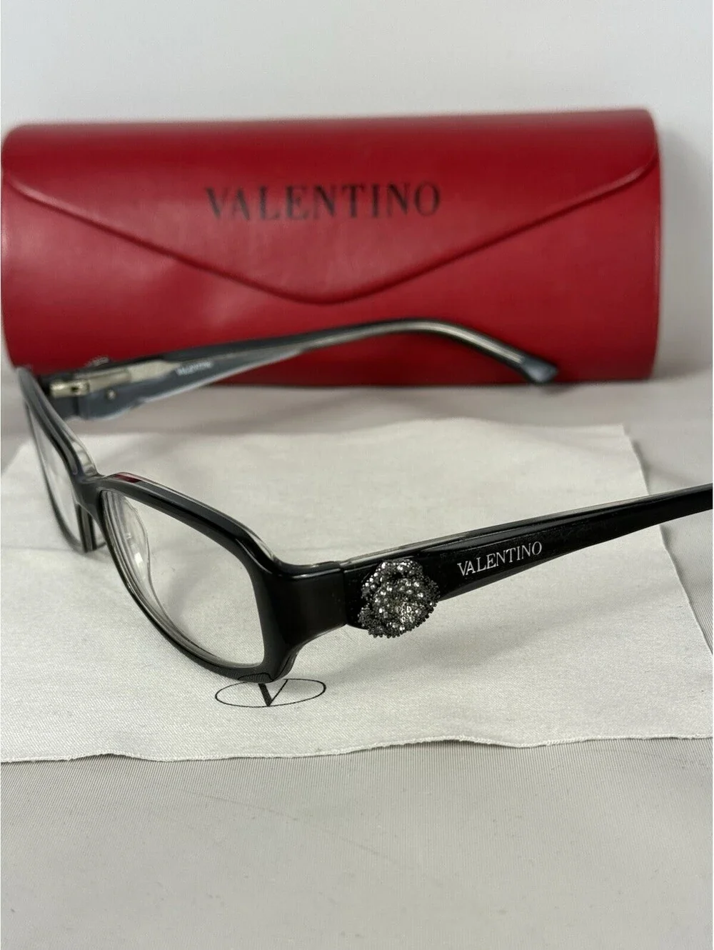 Valentino Eyeglasses Frames Only 5732 46K  130 Made In Italy/With Case